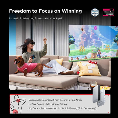 Solnoir™ XR Glasses – Immersive AR Smart Glasses for Gaming, Movies & VR Experiences