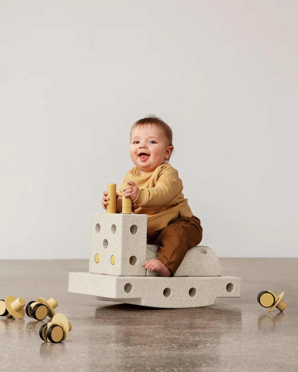 Solnoir™ Modular Play Set – Foam Building/Climbing Blocks & Indoor Ride-on Toy for Kids